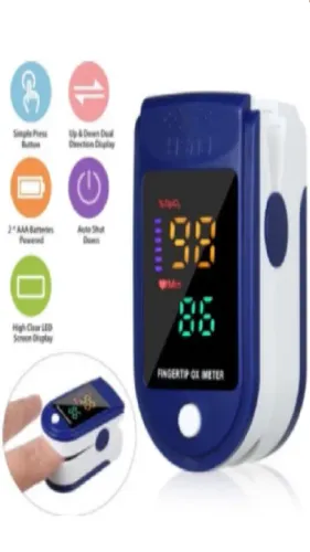 Oxímetro Digital Pulse Oxigenação Sangue Novo Testado! Enfermagem - Aproveitem Promoção!