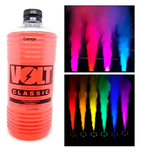 Liquido Fluido 1 Litro Para Maquina Fumaça Classic Volt