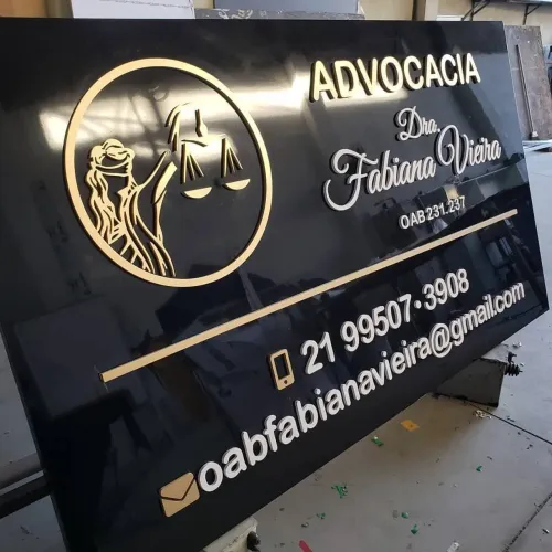 Letreiros em Placas de ACM 3mm