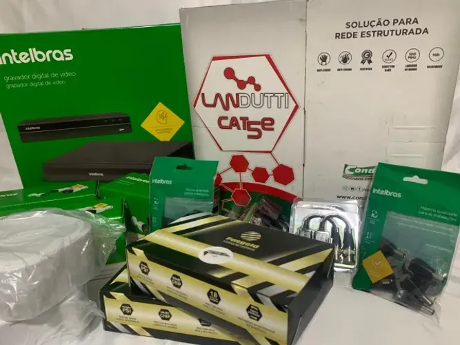 Kit 16 Câmeras Intelbras - novo na caixa
