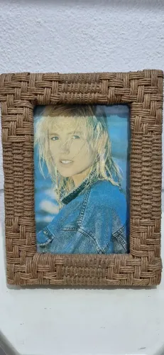 Porta retrato decorativo em Corda