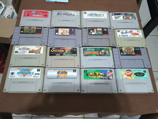Coleção de Jogos Super Nintendo (SNES) combo 9