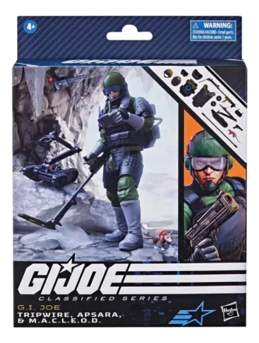 G.i. Joe Classified Series Tripwire, Apsara & M.a.c.l.e.o.d.
