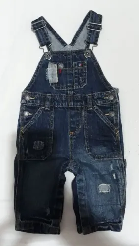 Macacão Jeans Bebê /Infantil Tommy Hilfiger 9 meses