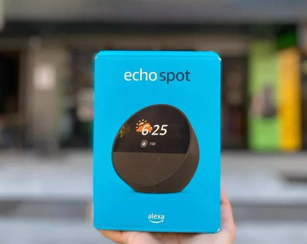 Echo Spot 2024 Último Lançamento- Smart Speaker com Tela