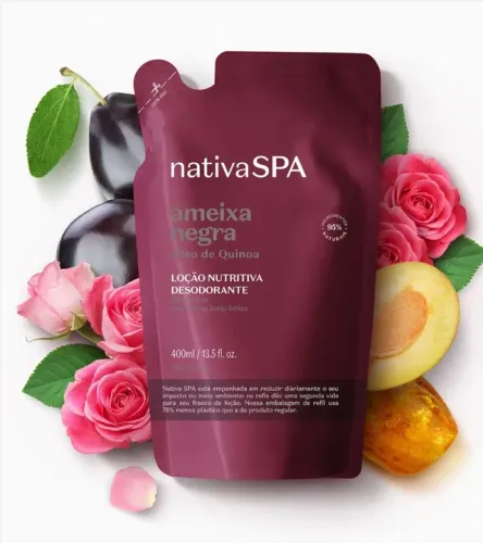 Loção Nutritiva Desodorante Ameixa Negra Nativa SPA 400ml
