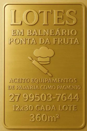BAIXEI BLACK Lotes no Balneário, ponta fruta, troco por equipamentos padaria