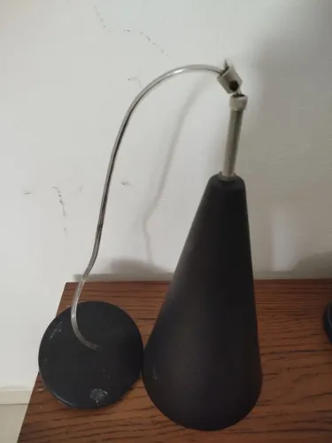 Luminária Pendente Cone Preto