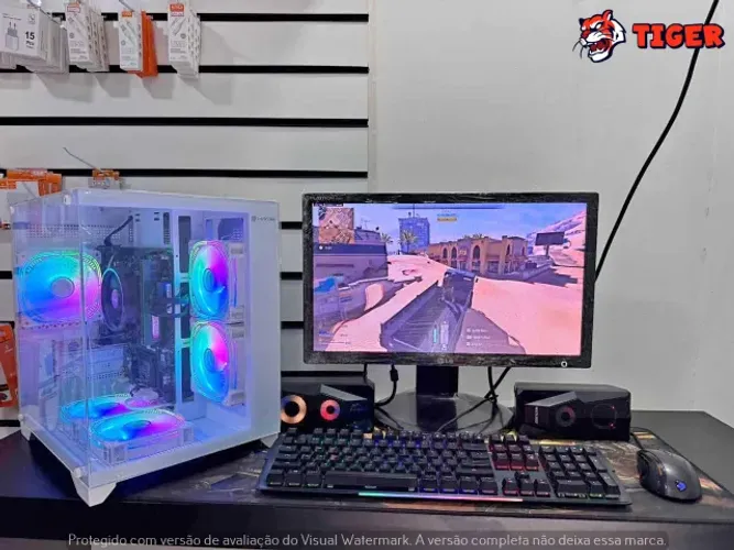 PC GAMER RYZEN 5 + MONITOR TECLADO E MOUSE