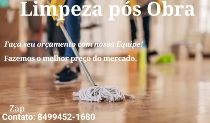 Equipe de Limpeza Pós Obra