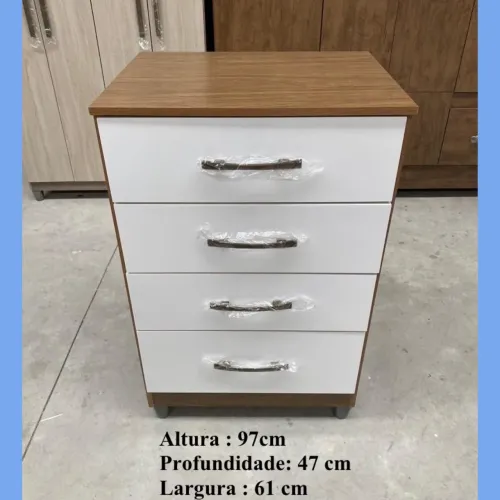 Cômoda com 4 gavetas - entregamos hoje