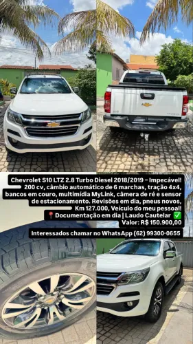 Chevrolet S10 Pick-up LTZ 2.8 TDI 4X4 CD Dies.aut 2019