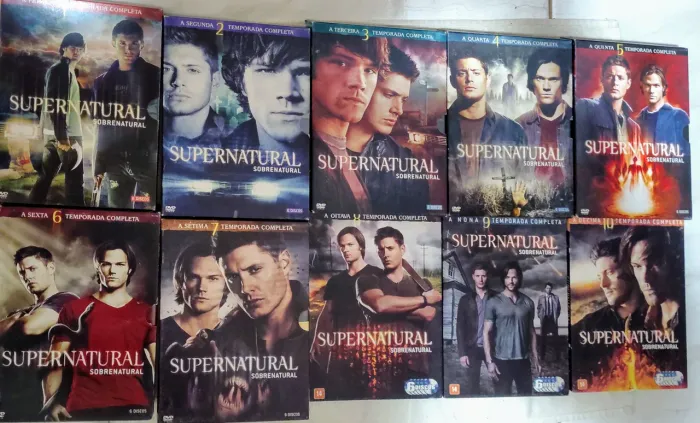 Supernatural - Coleção de DVDs (1ª a 10ª Temporada)