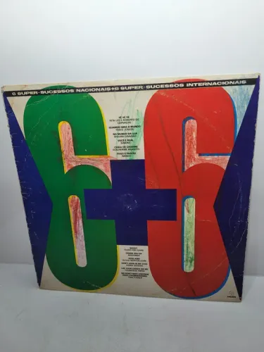 Disco de Vinil - 6 Super-Sucessos Nacionais + 6 Internacionais