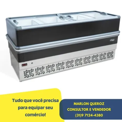 Ilha de Congelados 2M Preta Nova
