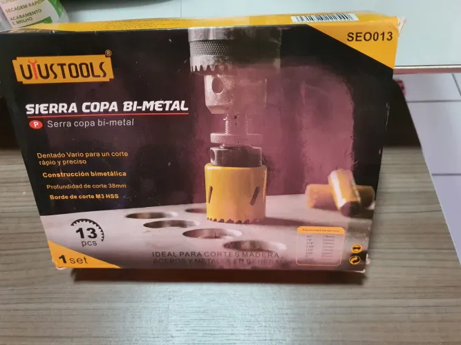 CONJUNTO SERRA COPOS BI-METAL NOVO