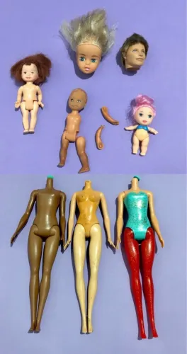 Lote de Bonecas e Corpos para restauro / reposição 