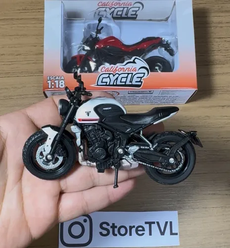 Miniatura Moto Trident 660 Coleção 1:18