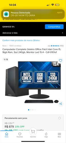 Check out Caixa supermercado + computador + impressora de nota fiscal!