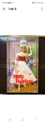 Boneca Mary Poppins Barbie Collector Disney