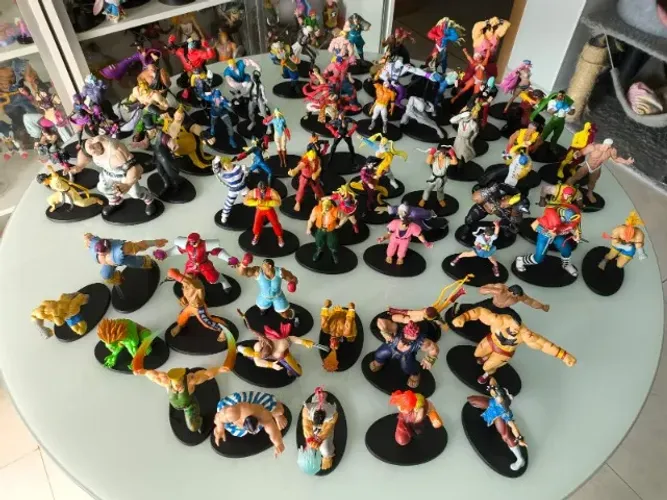 Coleção completa Street Fighter Planeta Deagostini 79 peças