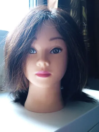 Cabeça de boneca para cabeleireiro