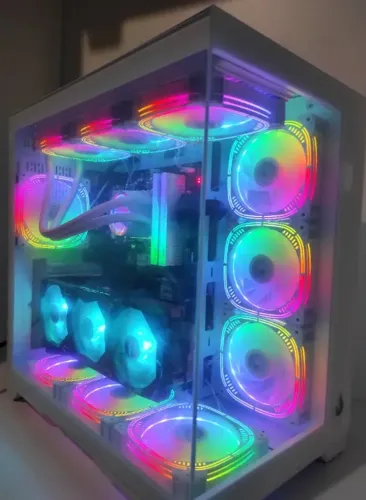 Pc Gamer Fire Ryzen 5 7400F ou i5-14ª RTX 3080 (NOVO) AM5 DDR5
