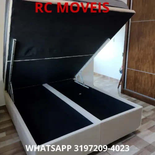 Cama Box Baú Super King 1.93 x 2.03 - Amplo Espaço e Sofisticação