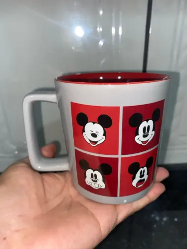 Caneca mickey expressões, disney