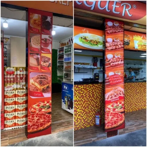Fachadas em Lona Personalizadas com Seu Logo e Estilo - Quintal Ilhabela! 