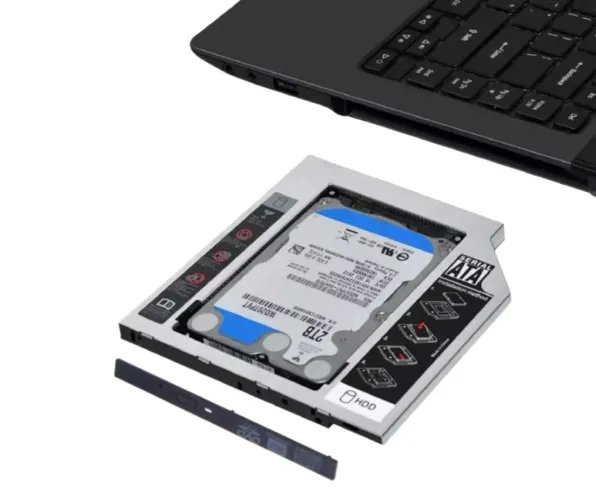Drive de CD/DVD para Notebook Caddy 9.5mm SATA 2.5''