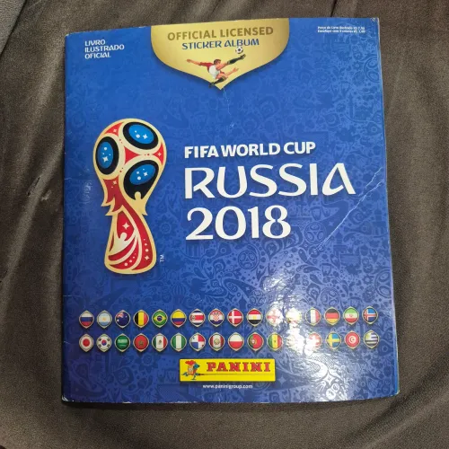 Álbum de figurinhas Fifa World cup Rússia 2018,faltando 292 figurinhas de 682