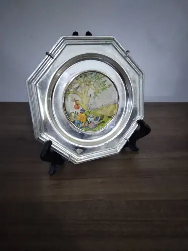 Antigo prato decoração de parede