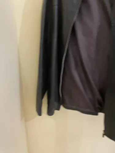 Casaco de couro masculino