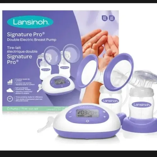 Bomba de Leite Eletrica Dupla Lansinoh Signature Pro