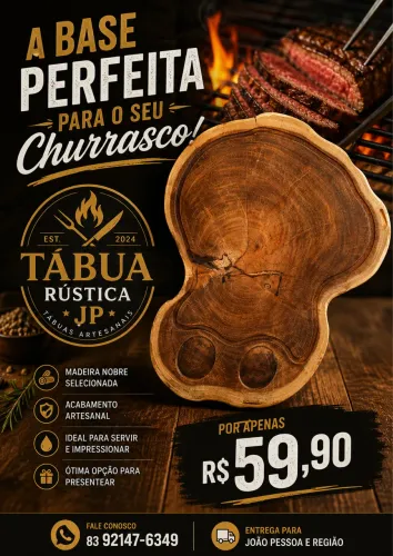 Tábua para churrasco