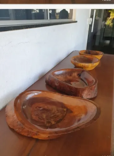 Gamelas de madeira