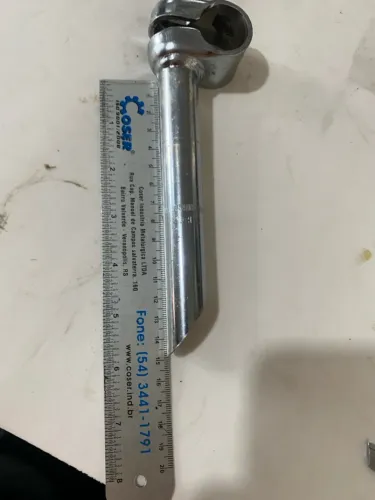 Suporte cromado curto 