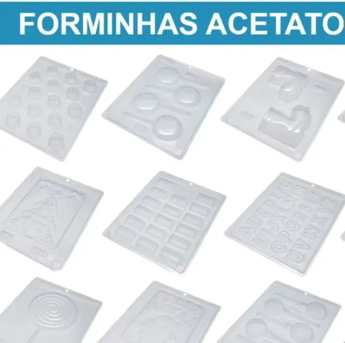 Formas de chocolate