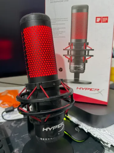 Hyperx QuadCast USB Microfone Condensador Gamer