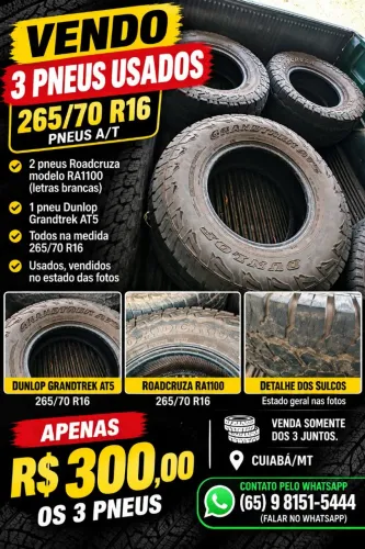 Pneus 265/70R16