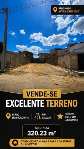 TERRENO NO BAIRRO BELO HORIZONTE