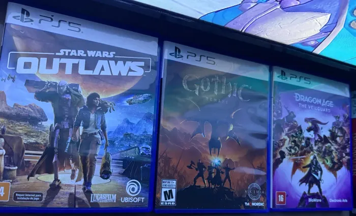 Kit Jogos PS5: Dragon Age The Veilguard + Gothic Remake + Star Wars Outlaws