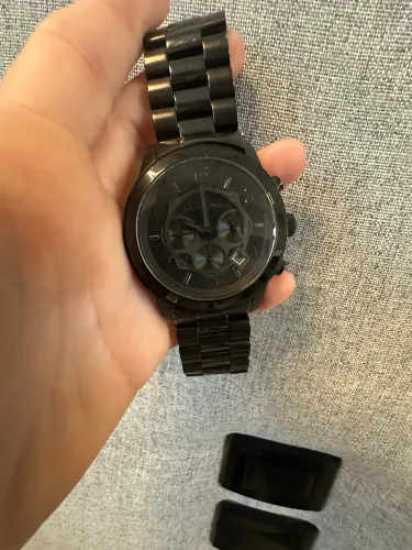 relógio michael kors preto