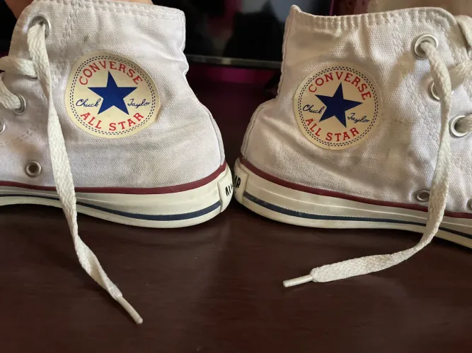 Chuck Taylor All Star Cano Alto Branco