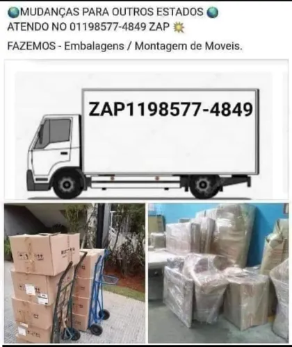 Mudança com montagem *