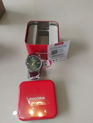 Relógio Mondaine 1954 Automático Verde 40mm