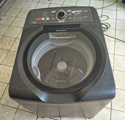 Máquina de lavar Brastemp 15 kg Titanium