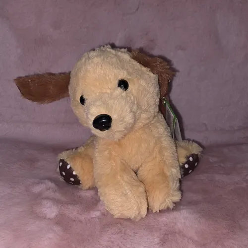 Cachorrinho de Pelúcia Caramelo Fofo