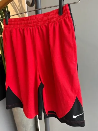 bermuda nike dry fit preta e vermelha tam G
